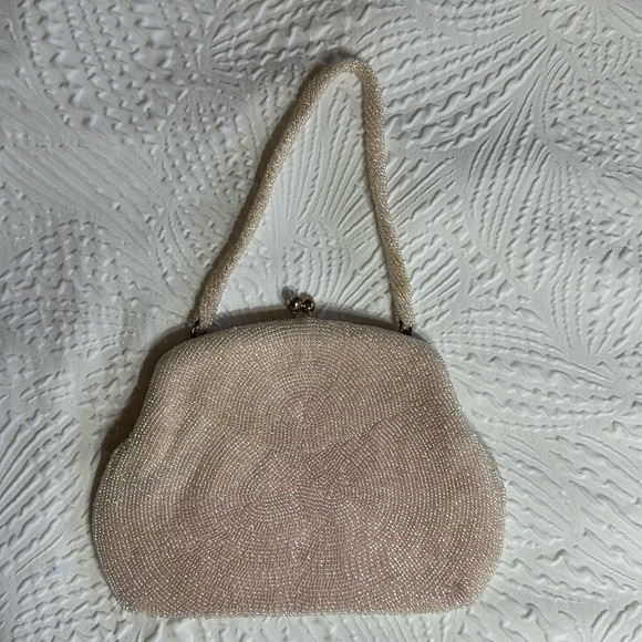 Gorgeous Vintage The Broadway Hand Beaded Evening Event Mini Hand Bag - Picture 3 of 6